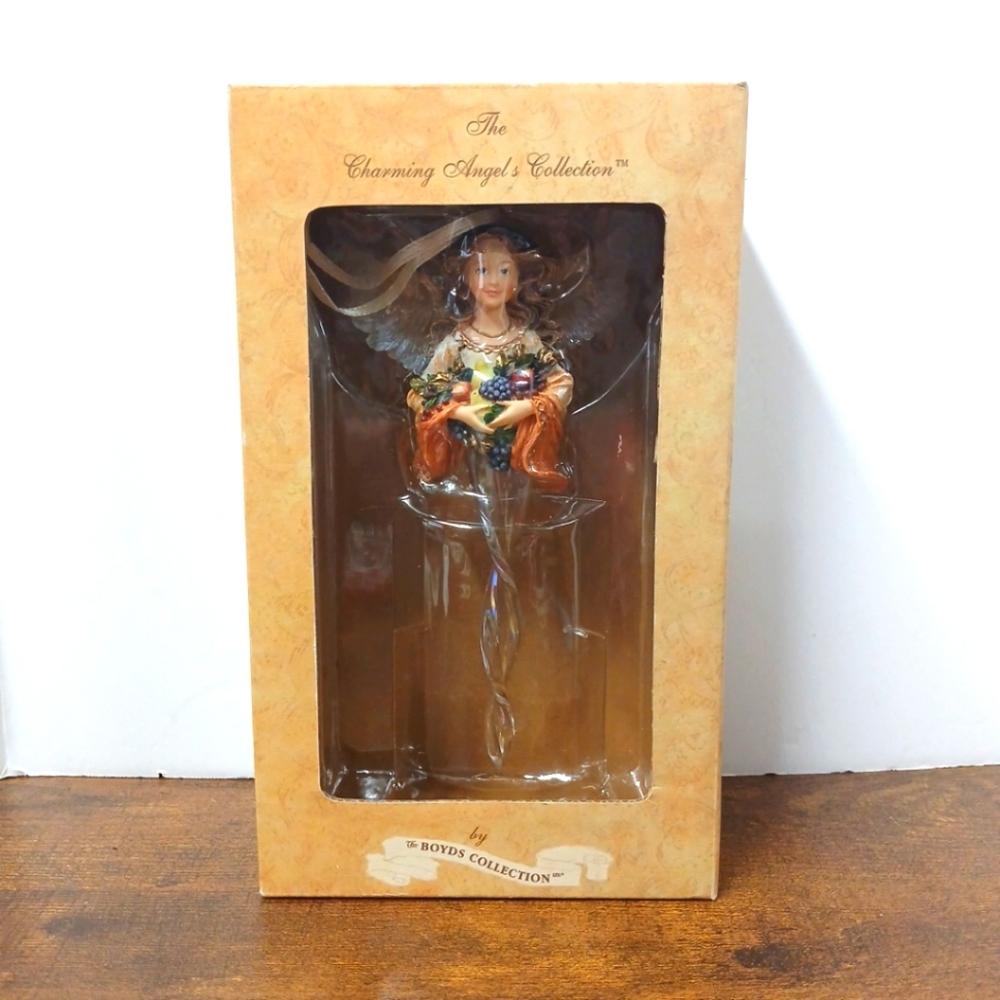 Boyds  "Aurelia" Harvest Angel Ornament, Charming Angels Collection, #25106